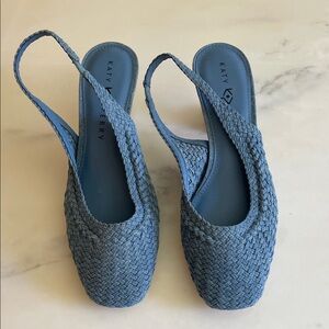 Katy Perry Laterr Sling Back in Denim, Size 10